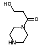 CAS#: 856846-09-8, 3-Hydroxy-1-(1-piperazinyl)-1-propanone