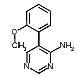 CAS#: 856974-25-9, 5-(2-Methoxyphenyl)-4-pyrimidinamine