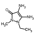 CAS#: 857036-13-6, 4,5-Diamino-1-ethyl-2-methyl-1,2-dihydro-3H-pyrazol-3-one