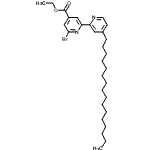 CAS#: 857053-81-7, Ethyl 6-bromo-4'-hexadecyl-2,2'-bipyridine-4-carboxylate
