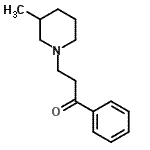 CAS#: 85713-99-1, 3-(3-Methyl-1-piperidinyl)-1-phenyl-1-propanone