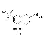 CAS 登录号：85720-98-5， 6-(甲基氨基)-1,3-萘二磺酸