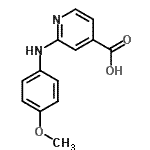 CAS#: 85726-29-0, 2-[(4-Methoxyphenyl)amino]isonicotinic acid
