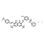 CAS 登录号：85750-17-0， 二钠4-氨基-5-羟基-6-{[2-甲基-5-(苯基氨基磺酰基)苯基]偶氮}-3-[(4-硝基苯基)偶氮]-2,7-萘二磺酸酯