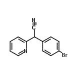 CAS#: 85750-24-9, (4-Bromophenyl)(2-pyridinyl)acetonitrile