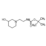 CAS#: 857637-25-3, 2-Methyl-2-propanyl [2-(3-hydroxy-1-piperidinyl)ethyl]carbamate