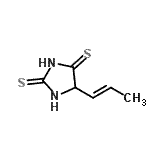 CAS#: 857767-87-4, 5-[(1E)-1-Propen-1-yl]-2,4-imidazolidinedithione