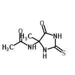 CAS#: 857795-88-1, N-(4-Methyl-5-oxo-2-thioxo-4-imidazolidinyl)acetamide