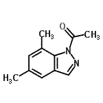CAS#: 857800-75-0, 1-(5,7-Dimethyl-1H-indazol-1-yl)ethanone