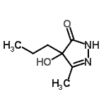 CAS#: 857987-41-8, 4-Hydroxy-5-methyl-4-propyl-2,4-dihydro-3H-pyrazol-3-one