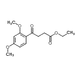 CAS 登录号：858445-94-0， 乙基4-(2,4-二甲氧基苯基)-4-氧代丁酸酯