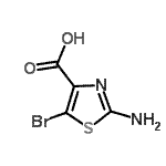 CAS#: 858486-46-1, 2-Amino-5-bromo-1,3-thiazole-4-carboxylic acid