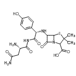 CAS#: 85849-50-9, 6-{[(1S)-2-(L-Asparaginylamino)-1-(4-hydroxyphenyl)-2-oxoethyl]amino}-3,3-dimethyl-7-oxo-4-thia-1-azabicyclo[3.2.0]heptane-2-carboxylic acid
