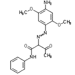 CAS#: 85851-59-8, 2-[(4-Amino-2,5-dimethoxyphenyl)diazenyl]-3-oxo-N-phenylbutanamide