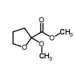 CAS#: 85864-29-5, Methyl 2-methoxytetrahydro-2-furancarboxylate