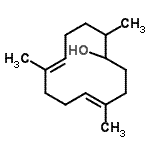 CAS#: 85866-12-2, (4E,8E)-4,8,12-Trimethyl-4,8-cyclododecadien-1-ol