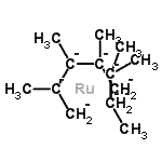 CAS#: 85893-68-1, bis(eta5-2,3,4-trimethylpenta-2,4-dien-1-yl)-Ruthenium