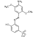 CAS#: 85895-89-2, 3-[(4-Amino-2,5-dimethoxyphenyl)diazenyl]-4-hydroxybenzenesulfonic acid