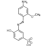 CAS#: 85895-92-7, 3-[(4-Amino-2-methoxyphenyl)diazenyl]-4-hydroxybenzenesulfonic acid