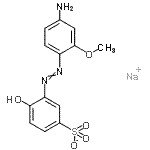 CAS#: 85895-93-8, Sodium 3-[(4-amino-2-methoxyphenyl)diazenyl]-4-hydroxybenzenesulfonate