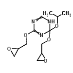 CAS#: 85896-24-8, 2-Isopropoxy-2,4-bis(2-oxiranylmethoxy)-1,2-dihydro-1,3,5-triazine