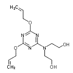 CAS 登录号：85896-25-9， 2,2'-{[4,6-二(烯丙氧基)-1,3,5-三嗪-2-基]亚氨基}二乙醇