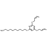 CAS#: 85896-26-0, 2,4-Bis(allyloxy)-6-(decyloxy)-1,3,5-triazine