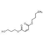 CAS 登录号：85909-47-3， 丁基3-羟基丙基(2Z)-2-丁烯二酸酯