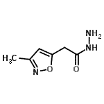 CAS 登录号：859285-24-8， 2-(3-甲基-1,2-恶唑-5-基)乙酰肼