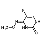 CAS#: 85931-95-9, 5-Fluoro-4-(methoxyamino)-2(1H)-pyrimidinone