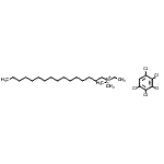 CAS#: 85940-51-8, N-Ethyl-N,N-dimethyl-1-hexadecanaminium 2,3,5,6-tetrachlorophenolate