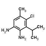 CAS#: 859449-38-0, 4-Chloro-3-isopropyl-5-methyl-1,2-benzenediamine