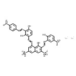 CAS#: 85959-21-3, Disodium 5-({2,4-dihydroxy-3-[(4-nitrophenyl)diazenyl]phenyl}diazenyl)-4-hydroxy-3-[(2-hydroxy-5-nitrophenyl)diazenyl]-2,7-naphthalenedisulfonate