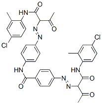 CAS#: 85959-38-2, 4-[1-[(4-Chloro-2-Methyl-Phenyl)Carbamoyl]-2-Oxo-Propyl]Diazenyl-N-[4-[1-[(4-Chloro-2-Methyl-Phenyl)Carbamoyl]-2-Oxo-Propyl]Diazenylphenyl]Benzamide