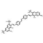 CAS 登录号：85959-51-9， 5-氨基-3-{[4-({4-[(7-氨基-1-羟基-3-磺基-2-萘基)偶氮]苯基}偶氮)苯基]偶氮}-4-羟基-2,7-萘二磺酸