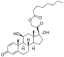 CAS#: 85959-58-6, (11beta)-11,17-Dihydroxy-21-[(1-Oxooctyl)Oxy]-Pregna-1,4-Diene-3,20-Dione