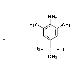 CAS 登录号：859784-19-3， 2,6-二甲基-4-(2-甲基-2-丙基)苯胺盐酸盐(1:1)