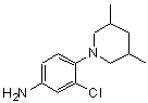 CAS#: 85983-54-6, 3-Chloro-4-(3,5-dimethyl-1-piperidinyl)aniline