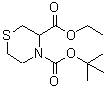 CAS#: 859833-24-2, 3-Ethyl 4-(2-methyl-2-propanyl) 3,4-thiomorpholinedicarboxylate