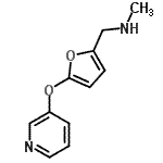 CAS#: 859850-77-4, N-Methyl-1-[5-(3-pyridinyloxy)-2-furyl]methanamine