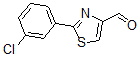 CAS#: 859850-99-0, 2-(3-Chlorophenyl)-4-Thiazolecarboxaldehyde