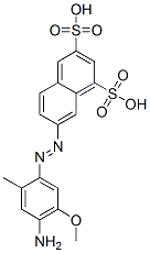 CAS#: 86-63-5, 7-[(4-Amino-5-Methoxy-2-Methylphenyl)Azo]Naphthalene-1,3-Disulphonic Acid