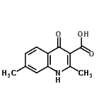 CAS#: 860206-40-2, 2,7-Dimethyl-4-oxo-1,4-dihydro-3-quinolinecarboxylic acid