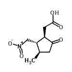 CAS#: 86023-17-8, [(1R,2S,3R)-3-Methyl-2-(nitromethyl)-5-oxocyclopentyl]acetic acid