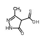 CAS#: 860409-20-7, 3-Methyl-5-Oxo-2-Pyrazoline-4-Carbothioic Acid