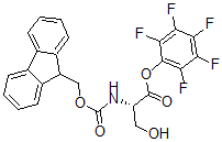 CAS 登录号：86061-05-4， N-芴甲氧羰基-L-丝氨酸五氟苯基酯