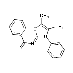 CAS#: 860683-32-5, N-[(2Z)-4,5-Dimethyl-3-phenyl-1,3-thiazol-2(3H)-ylidene]benzamide