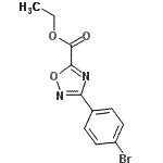 CAS 登录号：861146-12-5， 乙基3-(4-溴苯基)-1,2,4-恶二唑-5-羧酸酯