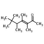 CAS 登录号：86115-11-9， (3E)-3,4,5,6,6-五甲基-3-庚烯-2-酮