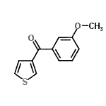 CAS#: 861223-63-4, (3-Methoxyphenyl)(3-thienyl)methanone